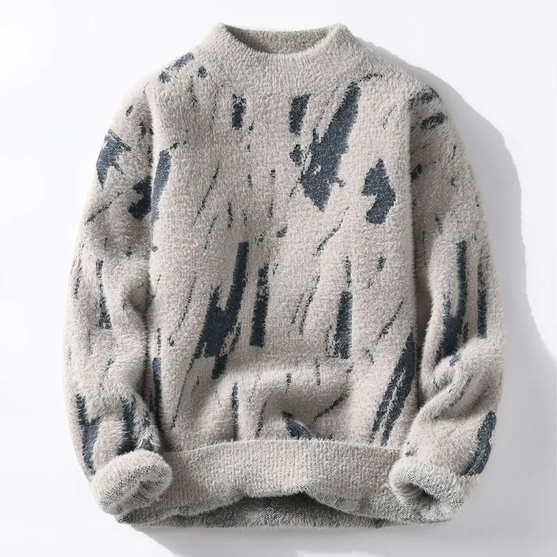 Elrick™ - Cosy knit mix - Beige / S