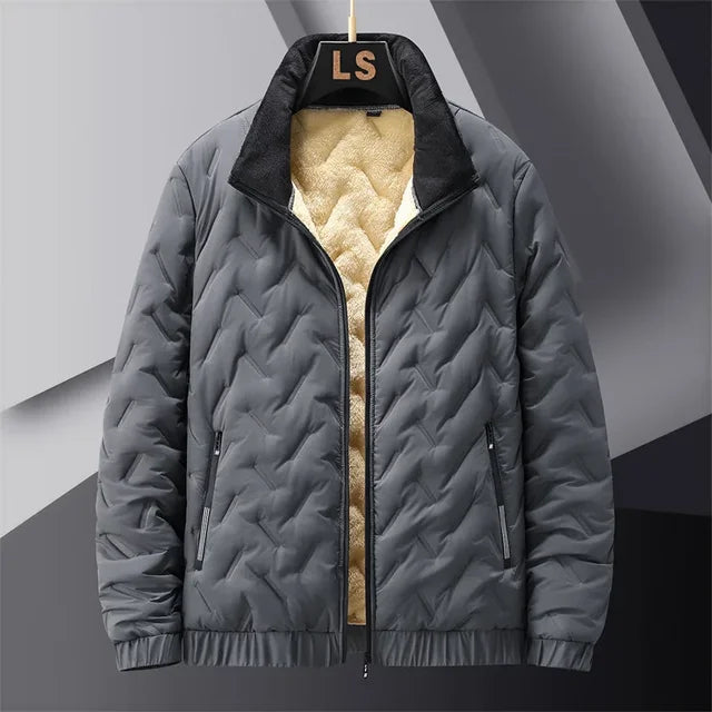 Alfredo | Modern puffer jacket - Grey / XS