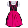 Pink | Oktoberfest beer girl dress - Pink / M