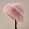 Nelle™ | Elegant fur hat - Pink