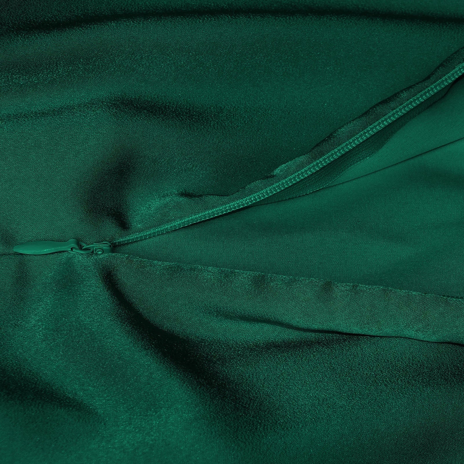 Rochelle | Feminine Satin Dress with Halter Neckline