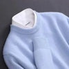 Lukas™ - Comfortable knitted jumper - Light blue / M