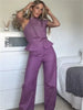 Amber™ | Women's Jumpsuit with Solid Halter Waist