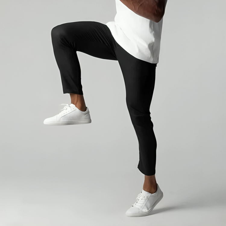 Felix™ | Elegant chinos - Black / XS