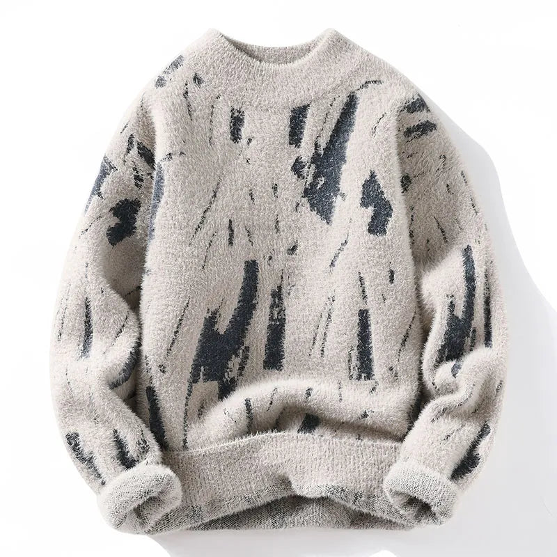 Rafael™ - Cosy wool jumper - Khaki / XS