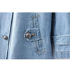 Gianna | Casual Everyday Denim Cape Coat