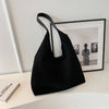 Nala™ - Timeless suede shoulder bag - Black