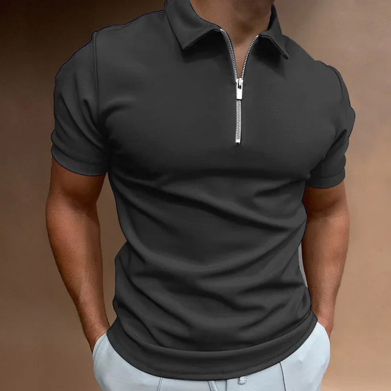 Donovan | Casual Zip Polo Shirt for Everyday Wear