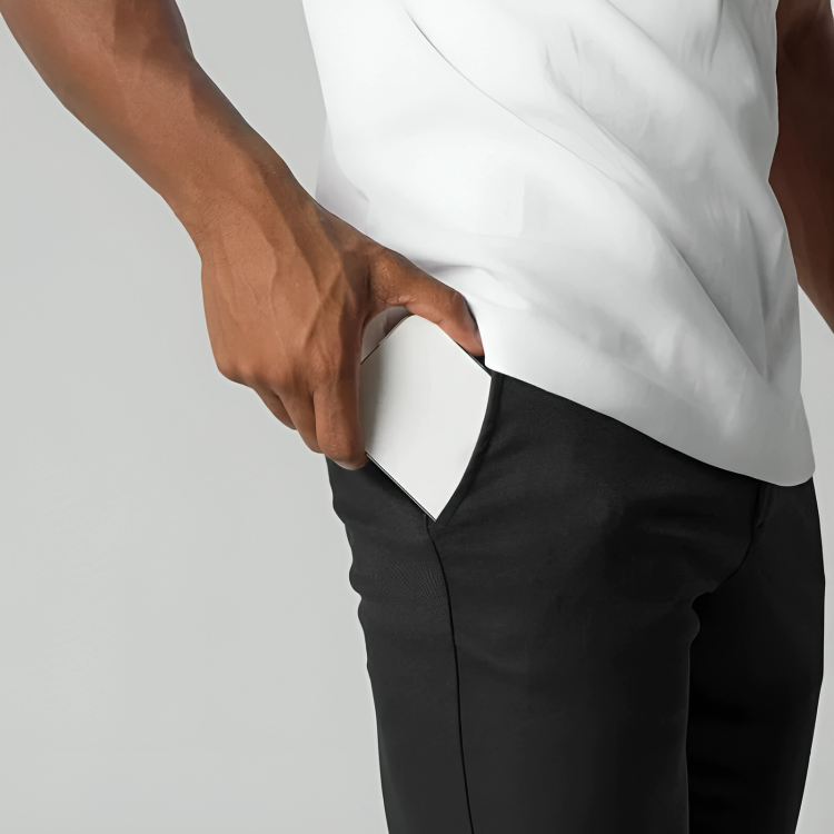 Felix™ | Elegant chinos - Black / XS