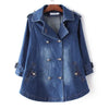 Gianna | Casual Everyday Denim Cape Coat