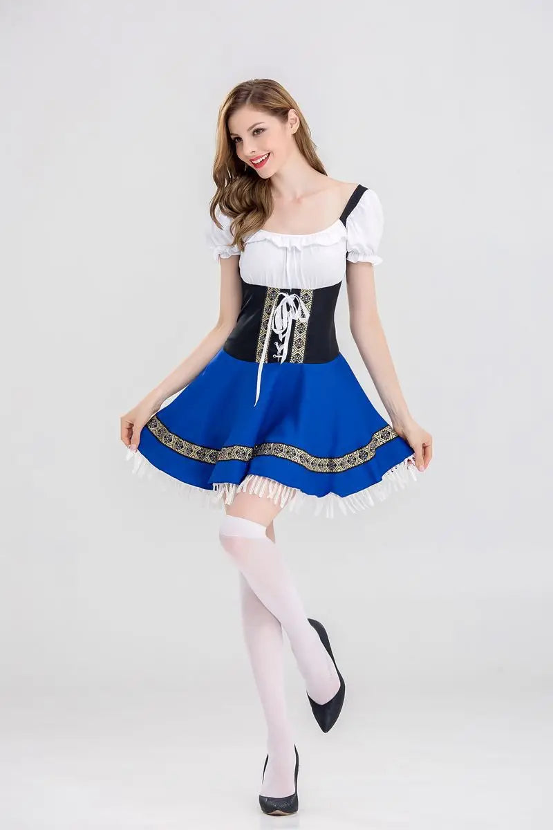Greta - Bavarian beer festival costume for women - As shown in the illustration / S