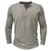 Scott - Button placket long sleeve - Taupe / S