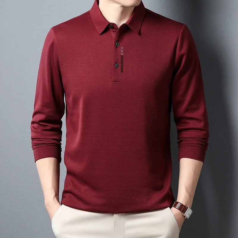 Ellard | Classic Long-Sleeved Polo Shirt for Men