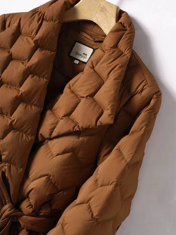 Irina™ | Warm winter coat - Brown / XS