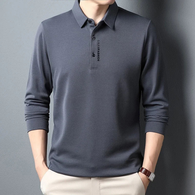 Ellard | Classic Long-Sleeved Polo Shirt for Men