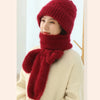 Lizza | hat and cosy scarf - Red