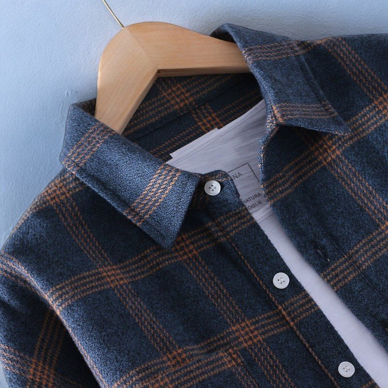Jameson™ | Stylish men's shirt - Blue / S