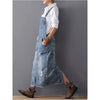 Olga | Casual denim strap dress