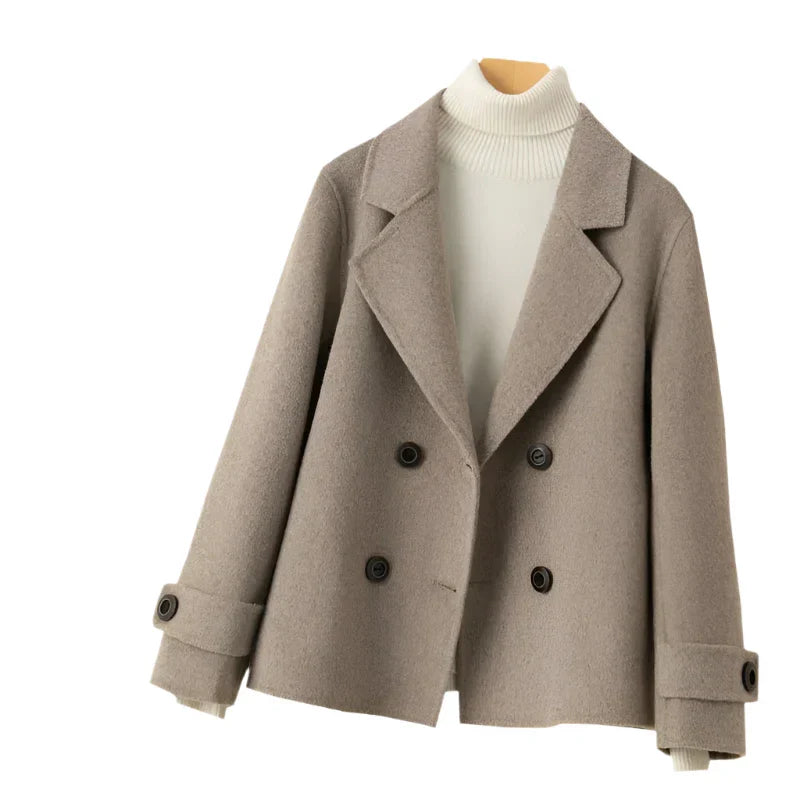 Vivienne™ - Elegant cashmere blazer - Karmel / S