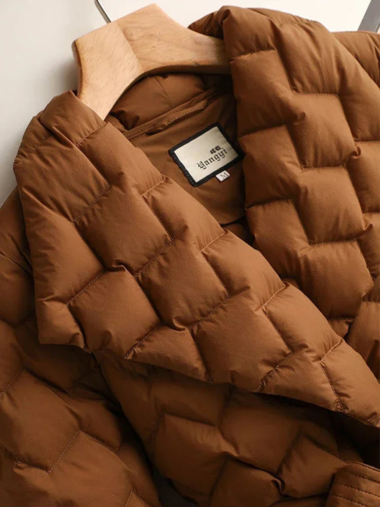 Irina™ | Warm winter coat - Brown / XS