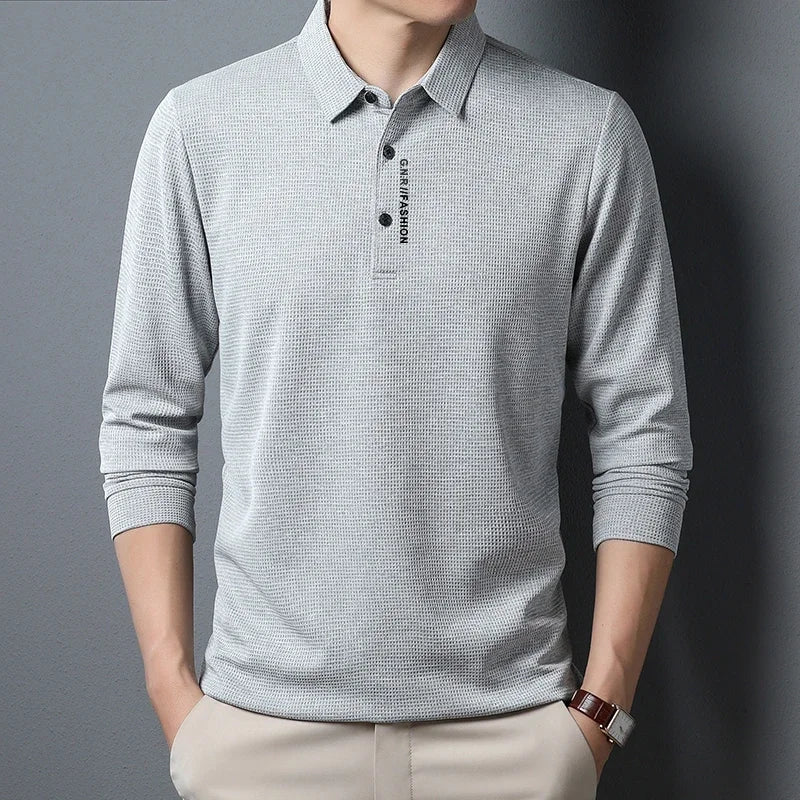 Ellard | Classic Long-Sleeved Polo Shirt for Men