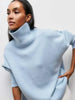 Seraphina™ | Stylish turtleneck jumper for women - klänning - Blue / S