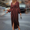 Kathleen | Feminine midi dress in wrap style