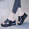 Siera™ | Wedge Sandals with Buckle Straps for Women