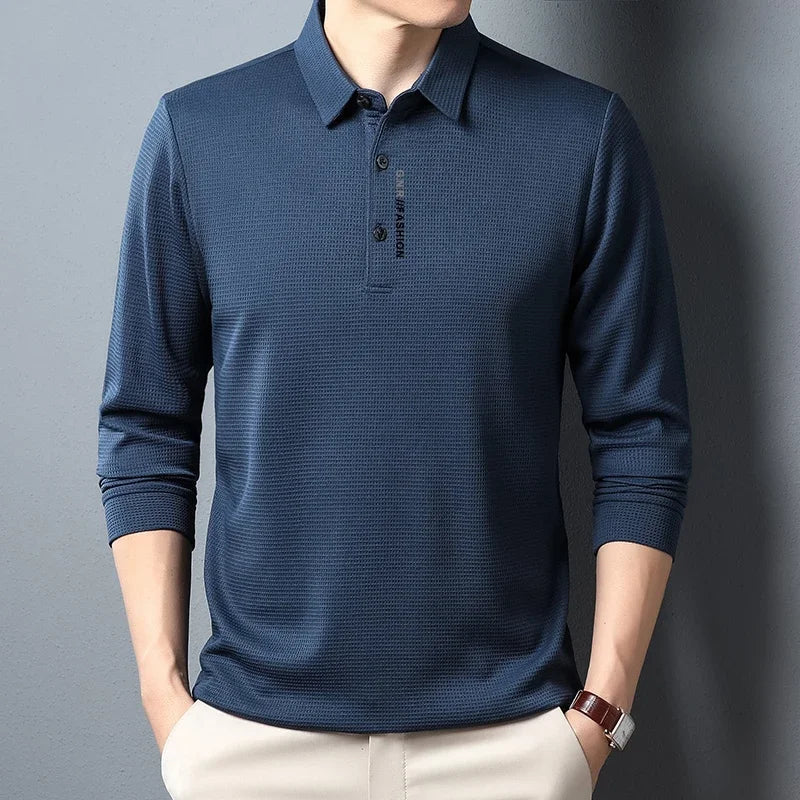 Ellard | Classic Long-Sleeved Polo Shirt for Men