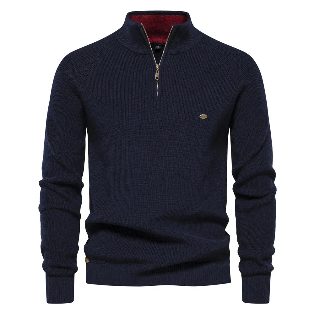 Alaric™ - Traditional men's waistcoat - Tröja - Navy / S