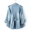 Gianna | Casual Everyday Denim Cape Coat