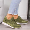 Daria™ - Comfort sneakers with orthopaedic support - Green / 34