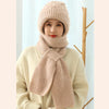 Lizza | hat and cosy scarf - Khaki