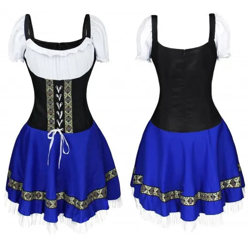 Greta - Bavarian beer festival costume for women - As shown in the illustration / S