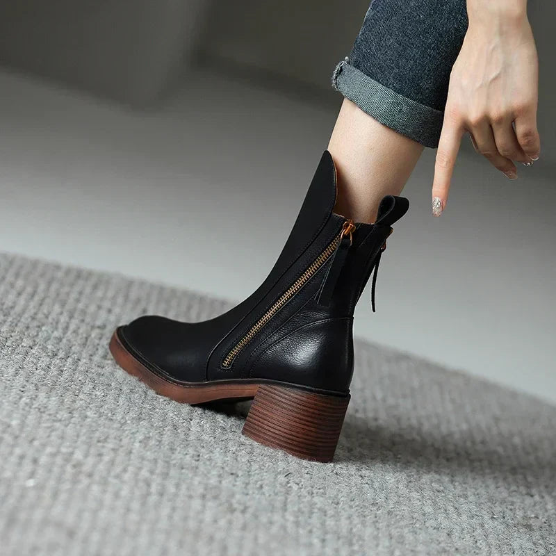 CAROLINE™ | STYLISH BOOTS - Black / 35