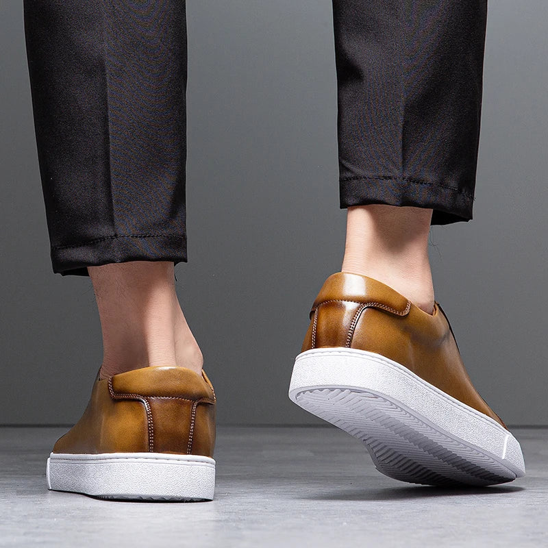 Blitz™ - Men's leather trainers