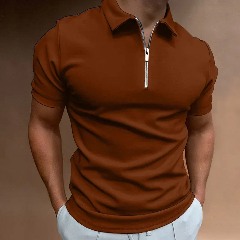 Donovan | Casual Zip Polo Shirt for Everyday Wear
