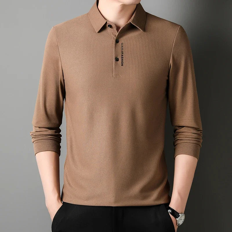 Ellard | Classic Long-Sleeved Polo Shirt for Men