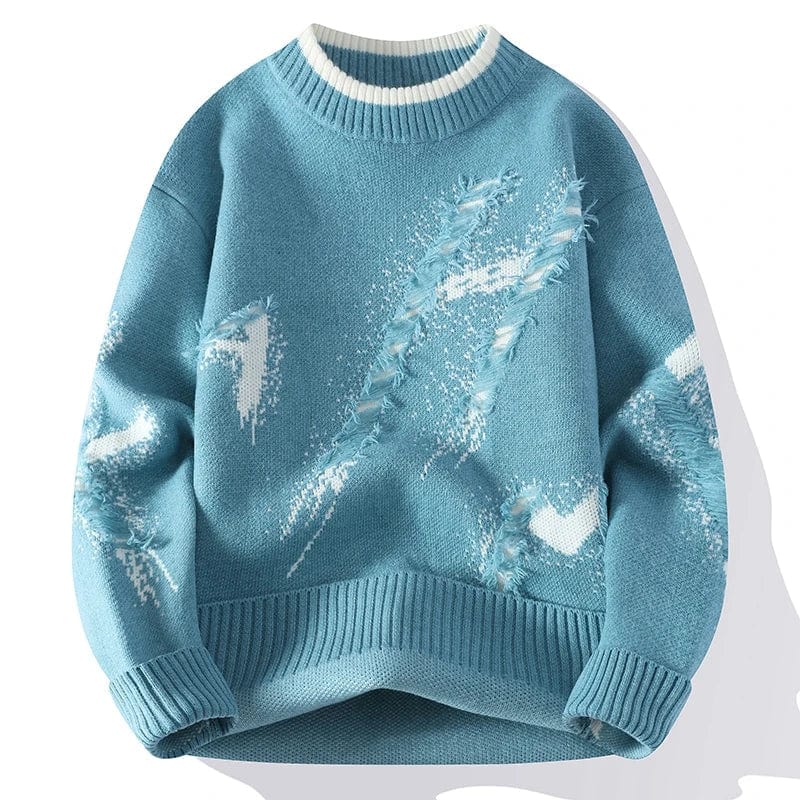 Nordmann™ - Classic men's jumper - Aquamarine blue / XS