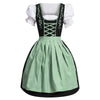 Pink | Oktoberfest beer girl dress - Green / M
