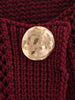 Mira™ - Fashionable cardigan - Wine red / S
