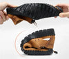 Ethan™ | Aviator Leather Sandals with Wrapped Toe