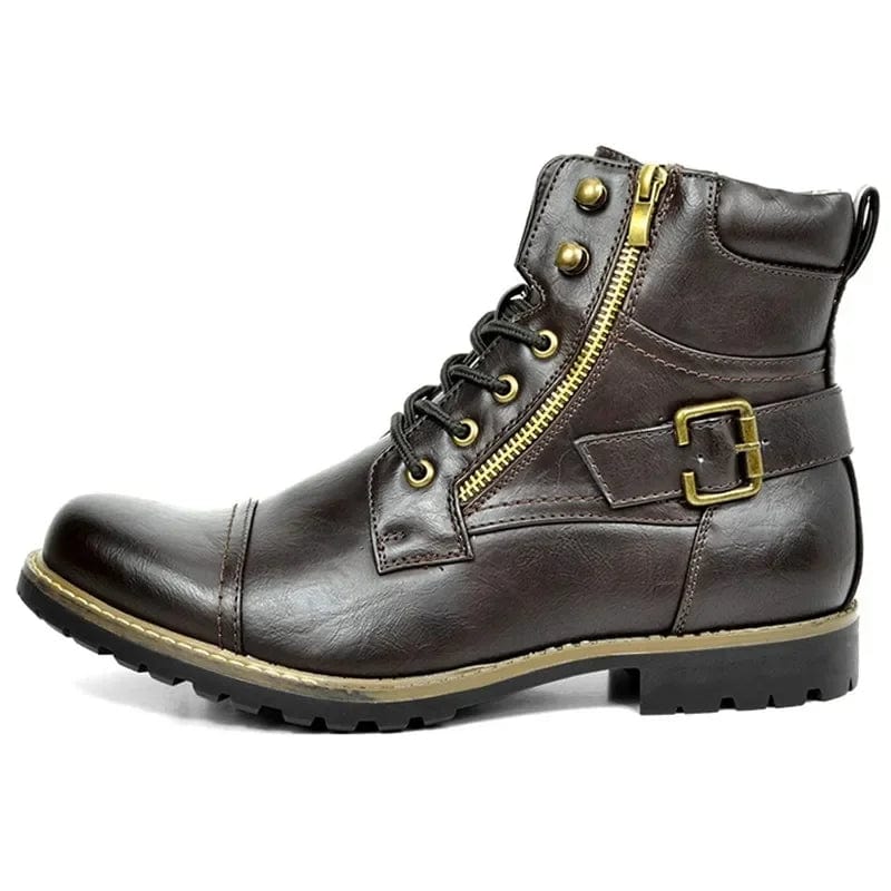 Kakui | Constable lace-up leather boots - Black / 38
