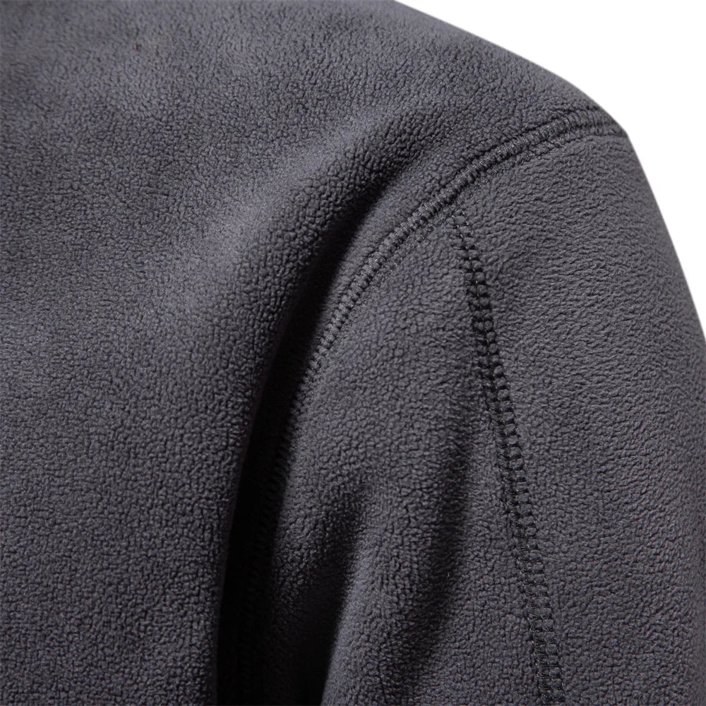 Herman | Cosy fleece jumper for men - Brown / S