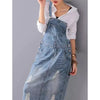 Olga | Casual denim strap dress