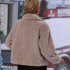 Andrea™ - Stylish autumn and winter coat with buttons - Apricot / S