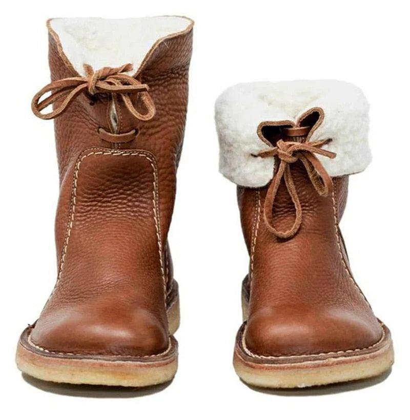 Shimm | Heated boots for women - Brown / 35