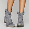 Rina™ | Retro cowboy ankle boots - Boots - Grey / 35