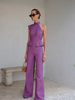 Amber™ | Women's Jumpsuit with Solid Halter Waist