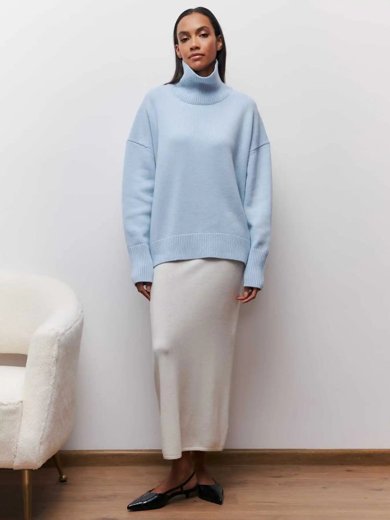 Seraphina™ | Stylish turtleneck sweater for women